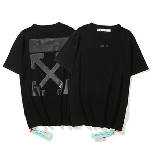 OFF WHITE ow summer character print series oversized short-sleeved T-shirt - Picture 1 of 9