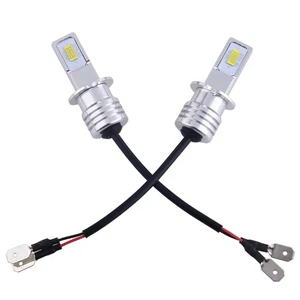 H1 H3 H4 H7Headlight Kit Bulbs High O Low Beam 6000K 35W 4000LM 2SMD 2LED - Picture 1 of 25
