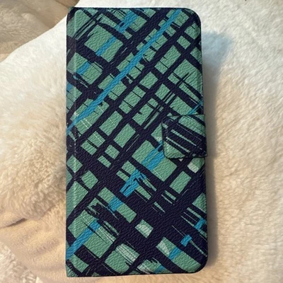 Vera Bradley iPhone 8 Plus Wallet Case Blue Green  - Image 1 of 3