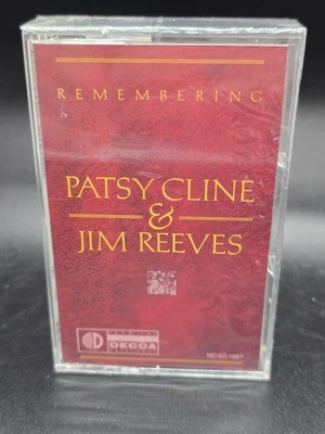 PATSY CLINE & JIM REEVES "Remembering" Cassette Tape Decca 1988 New Sealed  - Image 1 of 4