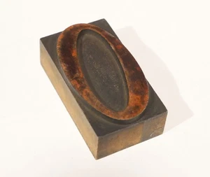 Vintage Buchstabe "O" Holz Brief Presse Druckblock 2-1/2 Zoll Groß - Bild 1 von 2