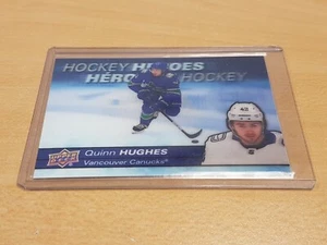 2021-22 Tim Hortons Upper Deck Quinn Hughes Vancouver Canucks Hockey Heroes H-8 - Foto 1 di 4