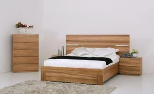 Paris - Blackwood Timber - Bed Frame - Picture 1 of 1