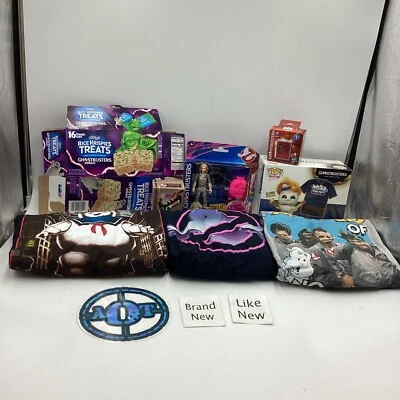 GHOSTBUSTERS LOT - Stay Puft Marshmellow Man , Funko , T-Shirt , Ghost Trap - Image 1 of 4