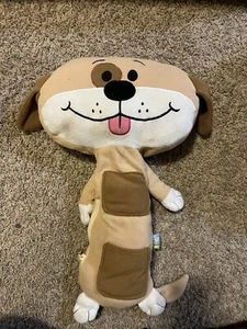 Seat Pets Puppy As Seen on TV Brown White Puppy Dog Plush Kids Seat Belt Travel, - Picture 1 of 2