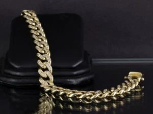 Brillant Panzerarmband ca. 1,97ct   26,5g 585/-Gelbgold   Länge 18,8cm - Imagen 1 de 6