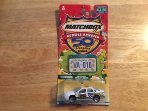 Matchbox Across America 50th Birthday #10 Virginia Chevrolet Impala Police White - Picture 1 of 2