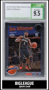 2019-20 Hoops Premium Stock Zion Williamson ROOKIE CSG 9.5 GEM MINT 💎 - Bild 1 von 3