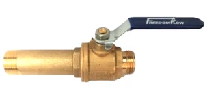 Brass Water Heater Drain Valve-Gas and Electric Water Heaters - Picture 1 of 11