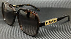 Gucci GG1189S 003 braune mittlere Damensonnenbrille Havanna 58 mm