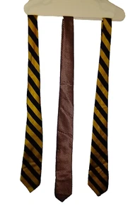 Lot of 3 Men's Multicolour Ties - Picture 1 of 2