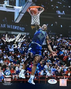 Isaiah Rider Autographed 1994 NBA Slam Dunk Champion 8x10 Photo PSA DNA COA - Picture 1 of 2