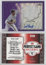 2020 Leaf Perfect Game National Showcase Metal Purple Wave /8 Gage Jump Auto