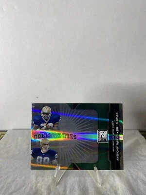 2006 Donruss Elite College Ties /1000 Anthony Fasano Julius Jones Rookie RC - Image 1 of 2