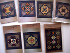 Lot of 6 Flower Patch Block of the Month applique quilt patterns