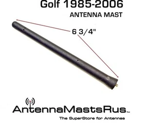"OE Hirschmann 6 3/4 " GOLF Roof Antenna MAST 1985-2008 Volkswagen - Picture 1 of 5
