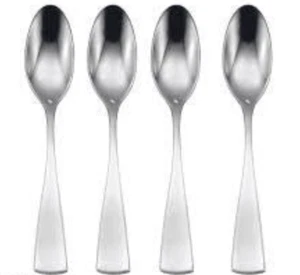 Oneida Curva Set of 4 Teaspoons - Quality 18/10 Stainless Flatware - Picture 1 of 1