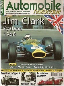 AUTOMOBILE HISTORIQUE 20 JIM CLARK KYALAMI 1968 INVICTA TYPE S ASTON MARTIN ATOM - Imagen 1 de 2