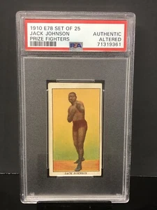 1910 E78 Anonymous Back Prize Fighters Jack Johnson PSA AA Only 5 PSA Graded! - Picture 1 of 4