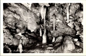 Vintage Joachim Millers Kapelle Oregon Höhlen oder RPPC Echtfoto Sawyer Postkarte - Bild 1 von 2