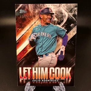 2024 Topps Update Julio Rodriguez Let Him Cook Black /299 #LHC-11 Mariners - Picture 1 of 2