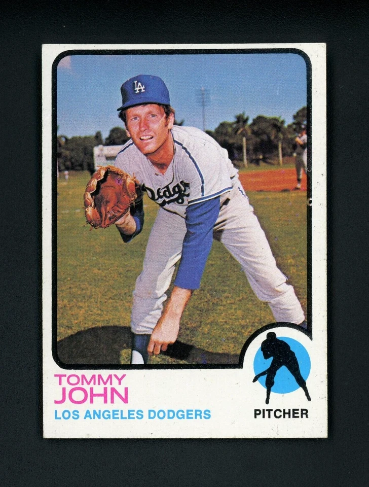 Tommy John 1973 Topps - Los Angeles Dodgers #258 NM-MT - Image 1 of 2