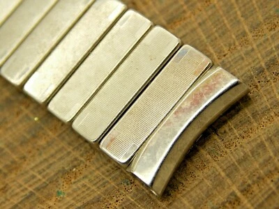 Pre-Owned Vintage Stainless Steel Expansion Watch Band 16mm Admiral Bracelet Foto 1 de 3