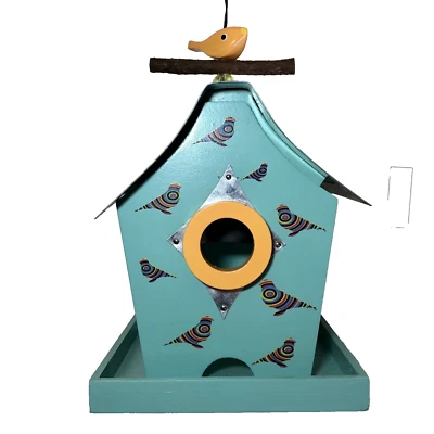 Alimentador de Pájaros La Colección Retro Chic Bistro por Rosso's International Hecho a Mano Foto 1 de 4