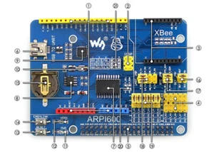 ARPI600 Adapter Expansion Board Supports Raspberry Pi Arduino XBee Jetson Nano - Picture 1 of 9