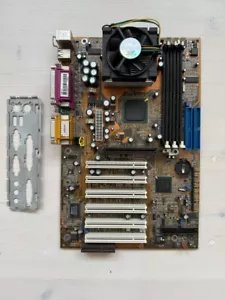 DFI CS62-TC REV. B SOCKET 370 PGA370 motherboard +CELERON 1.1 GHZ i/o - Picture 1 of 2