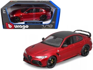 1/18 Bburago Alfa Romeo Giulia GTAm rojo caramelo con techo de fibra de carbono 18-11049 RD - Imagen 1 de 5