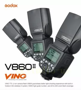 Godox Ving V860II-N I-TTL HSS 1/8000s Li-ion Flash Speedlite for Nikon Cameras - Picture 1 of 10