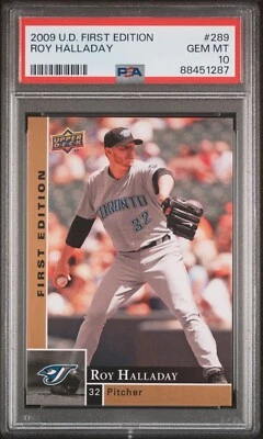 2009 Upper Deck First Edition  Roy Halladay  PSA 10  Toronto Blue Jays - Image 1 of 2