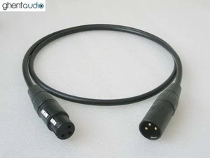 A03 (0.3m 1ft) --- Single Balanced XLR(m/f) 3Pin Canare L-4E6S Audio/Micro Cable - Picture 1 of 3