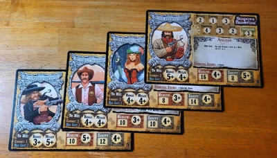 Shadows of Brimstone City of the Ancients REVISED Replacement Hero Sheets - Image 1 of 2