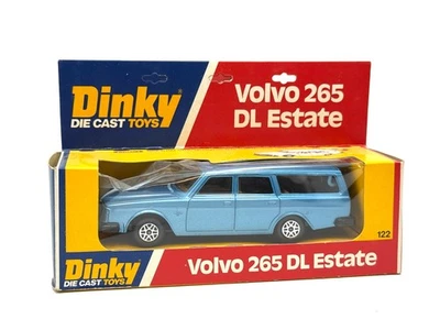 Vintage Dinky Toys 122 Volvo 265 DL Estate Blue NEW OLD STOCK #GV - Immagine 1 di 4