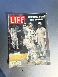 25. JULI 1969 LIFE MAGAZIN, ABREISE ZUM MOND, NEIL ARMSTRONG, APOLLO 11 - Bild 1 von 4