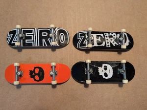 4 x Zero Official Tech Deck Skateboard Fingerboards Skull Designs  - Bild 1 von 4