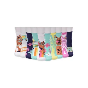 Scooby-Doo Women's Shortie Crew Socks 10-Pairs Women's Size 4-10 Multicolor - Picture 1 of 7