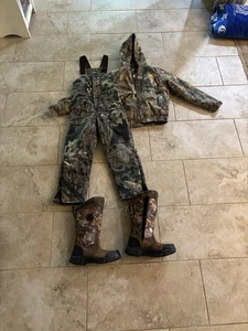 kids camo hunting Insulated Bibs, Jacket And Boots! - Picture 1 of 6