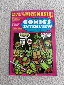 Comics Interview #27 (1985) Teenage Mutant Ninja Turtles TMNT Eastman - Picture 1 of 2