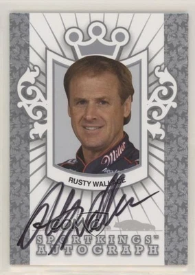 2009 Sportkings Series C Auto Silver Rusty Wallace #A-RW1 Auto HOF - Image 1 of 2