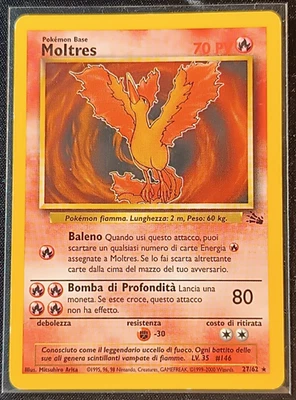 Pokemon Moltres #27/62 Fossil Rare - ITA - Vintage Cards - Immagine 1 di 2