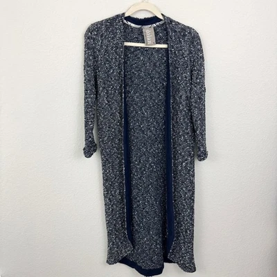 Cárdigan largo plumero suéter Anthro Dolan Left Coast para mujer talla XS azul Foto 1 de 4