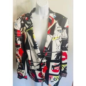 Chaqueta para hombre Cloudstyle colorida con estampado gráfico talla grande nueva con etiquetas - Imagen 1 de 9