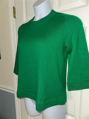 Boden algodón verde esmeralda acanalado mediano Foto 1 de 4