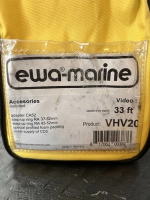 Videocámara Ewa-Marine VHV-20 bolsa impermeable solo piezas Foto 1 de 4