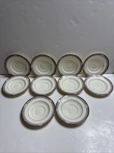 Vintage NORITAKE Bone China Dessert Plates Stanford Court 9748 - Set Of 10 - Picture 1 of 21