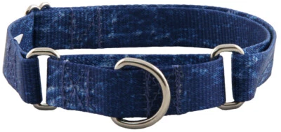 COUNTRY BROOK DESIGN Country Brook Petz® Denim Martingale Dog Collar