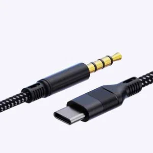 Cable de audio tipo C USB tipo C macho a conector de 3,5 mm macho sistema DAC de audio auxiliar para automóvil - Imagen 1 de 13